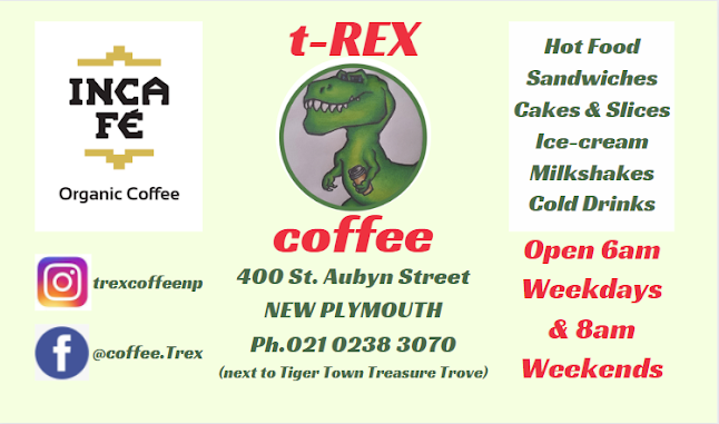 t-REX coffee - New Plymouth