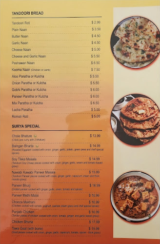 Surya Indian & Indo Chinese Takeaway - Auckland