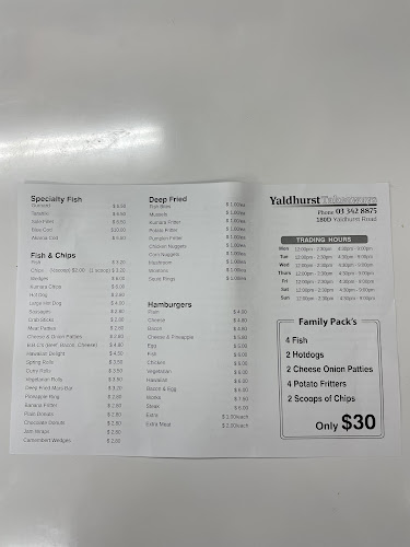 Opinii despre Yaldhurst Wing Wah Takeaways în Christchurch - Hospitality and gastronomy