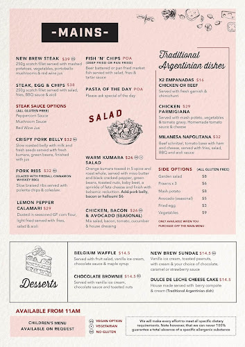 New Brew Cafe Bar & Restaurant