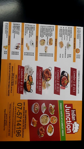 Opinii despre Indian Junction restaurant and takeaway în Tauranga - Hospitality and gastronomy