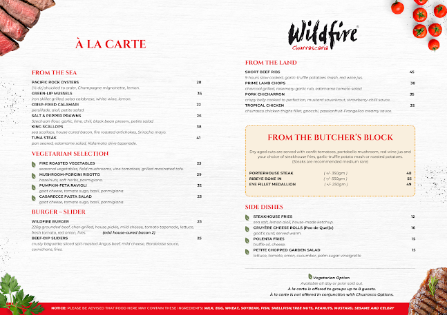 Wildfire Restaurant Wellington - Wellington