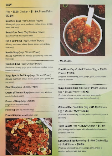 Comentarii opinii despre Surya Indian & Indo Chinese Takeaway