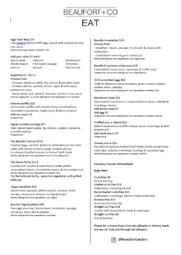 Opinii despre Beaufort + Co în Auckland - Hospitality and gastronomy