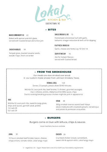 Opinii despre Lokal Kitchen & Bar în Queenstown - Hospitality and gastronomy