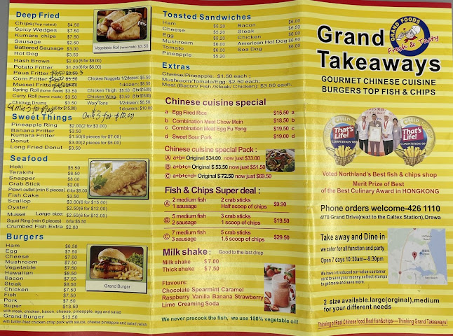 Opinii despre Grand Takeaways în Orewa - Hospitality and gastronomy