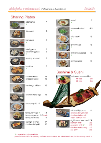 Opinii despre Shinjuku Japanese Restaurant în Hamilton - Hospitality and gastronomy