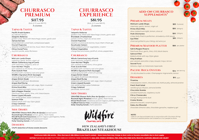 Wildfire Restaurant Wellington