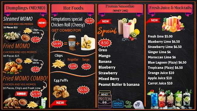 Opinii despre Temptations & BeyondBurg în Invercargill - Hospitality and gastronomy