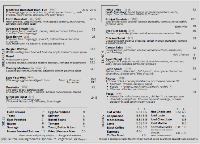 Montrose Cafe, Bistro and Bar