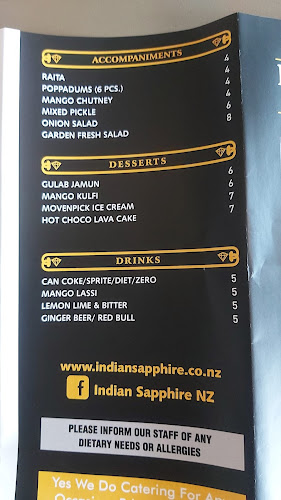 Opinii despre Indian Sapphire Restaurant & Bar în Manukau - Hospitality and gastronomy