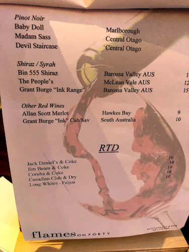 Flames on Forty Restaurant Bar at The Hotel Nelson - Hospitality and gastronomy