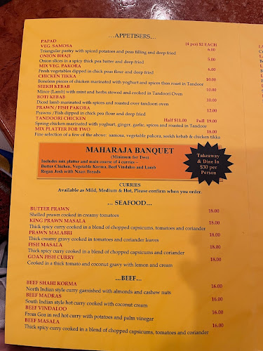 Reviews of India Gate Restaurant in Dunedin - Hospitality and gastronomy