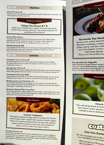 Costas Taverna Greek Restaurant and Ouzo Bar - Hospitality and gastronomy