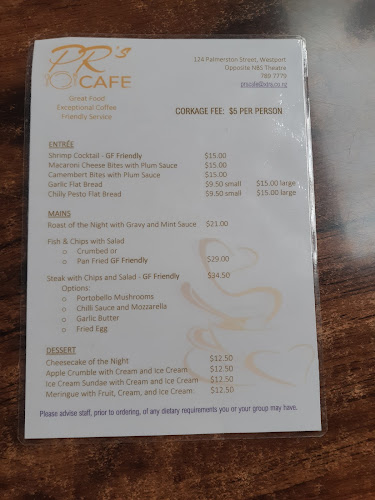 PR's Cafe & Restaurant - Hospitality and gastronomy