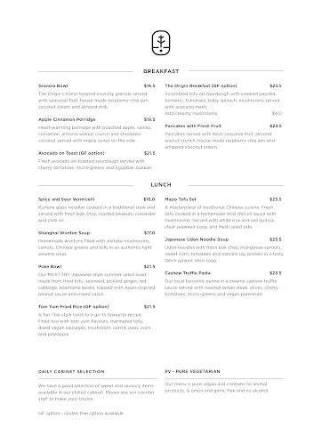 THE ORIGIN - Hospitality and gastronomy