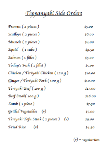 Teppanyaki Takao - Kaiapoi