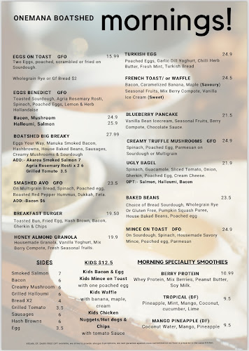 Onemana Boatshed Cafe, Bar & Restaurant