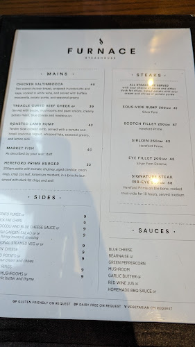 Furnace Steakhouse - Hospitality and gastronomy
