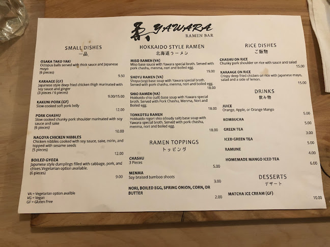 Yawara Ramen Bar - Orewa