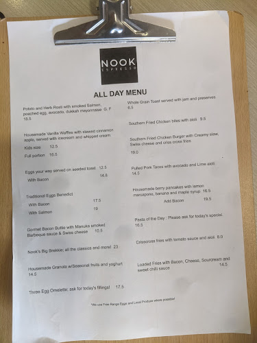 Opinii despre Nook Espresso în Whangārei - Hospitality and gastronomy