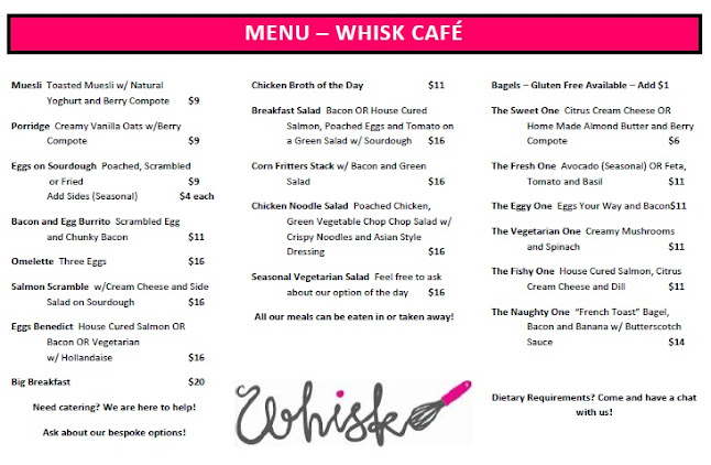 Opinii despre Whisk Cafe în Pukekohe - Hospitality and gastronomy