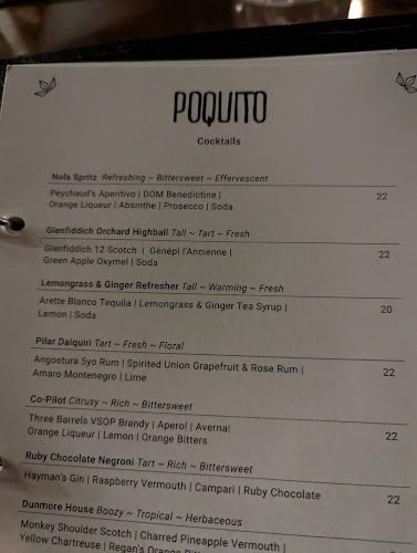 Poquito Bar Wellington Phone number
