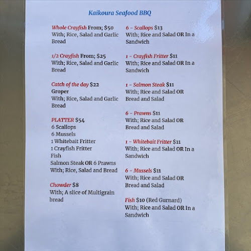 Kaikoura Seafood BBQ Kiosk