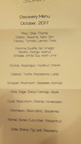 Reviews of Sidart Restaurant in Auckland - Hospitality and gastronomy