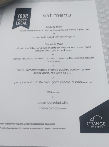 Opinii despre The Grange în Auckland - Hospitality and gastronomy