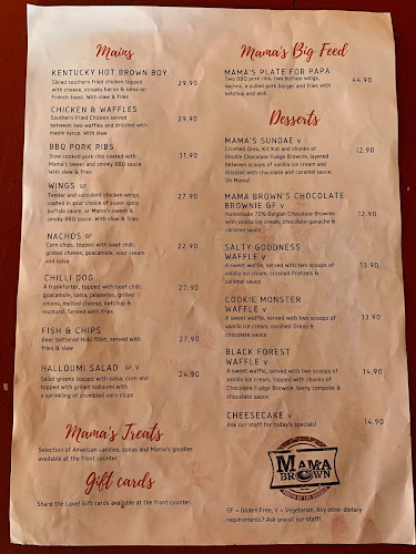 Mama Brown - Hospitality and gastronomy