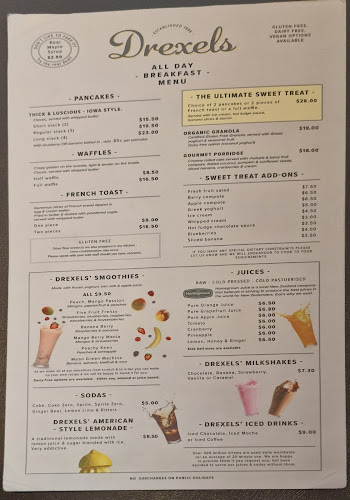 Reviews of Drexel's Breakfast Restaurant in Christchurch - Hospitality and gastronomy