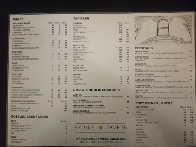 Opinii despre Empire Tavern în Auckland - Hospitality and gastronomy