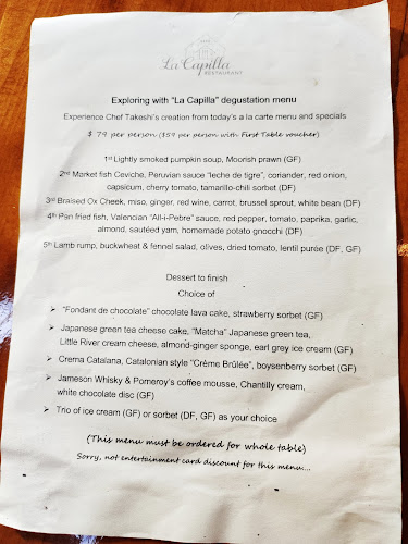 Opinii despre Restaurant La Capilla în Richmond - Hospitality and gastronomy