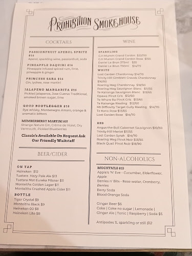 Opinii despre Prohibition Smokehouse în Dunedin - Hospitality and gastronomy