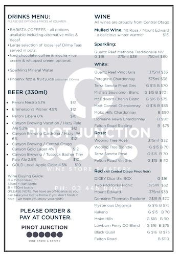 Opinii despre Pinot Junction -Lakeside Cafe în Cromwell - Hospitality and gastronomy