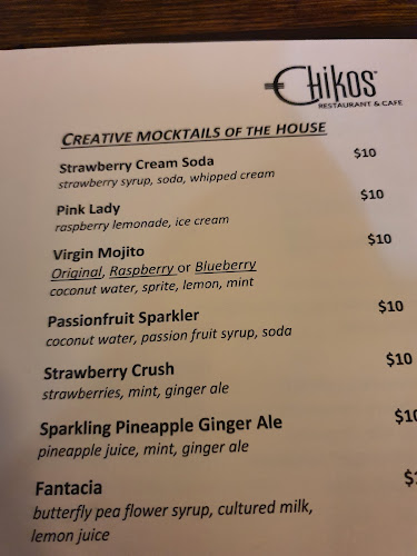 Chikos Restaurant & Cafe - Hospitality and gastronomy