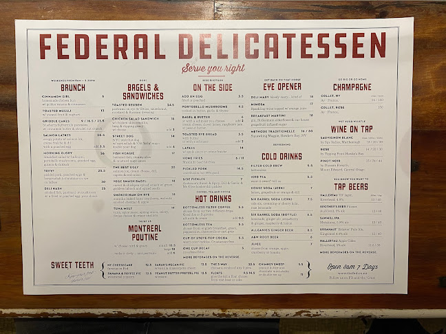 Comentarii opinii despre Federal Delicatessen