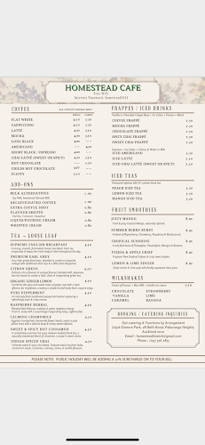 Homestead Cafe - Auckland