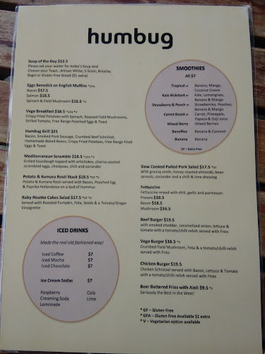 Humbug Cafe Open Times