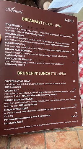 Amici Italian cafe and restaurant - Hospitality and gastronomy