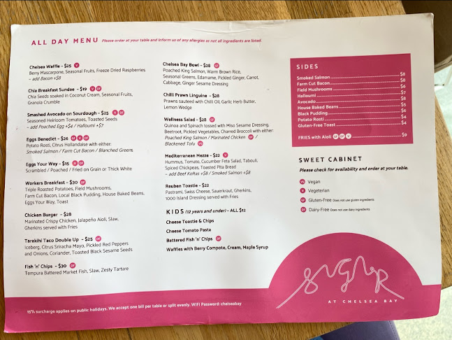 Sugar at Chelsea Bay