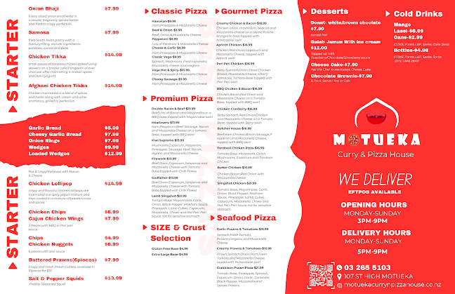 Motueka Curry and Pizza House