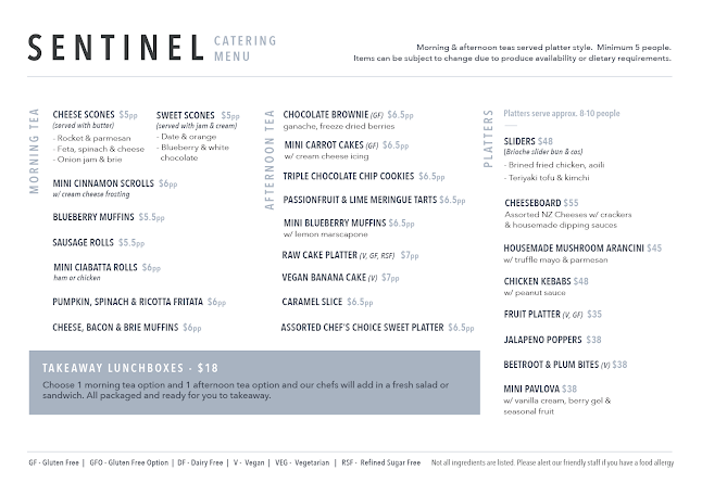 Sentinel Cafe - Hospitality and gastronomy