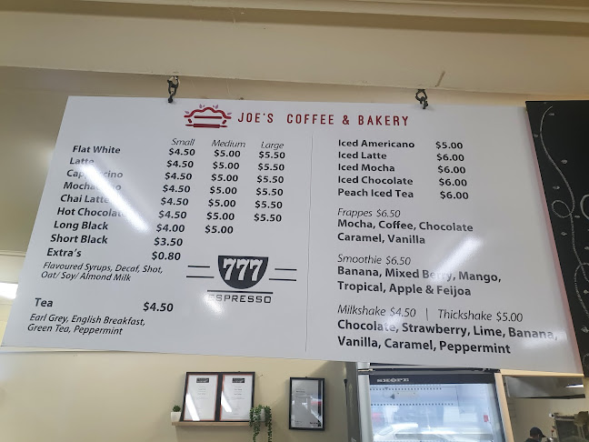 Joe ‘s coffee and bakery