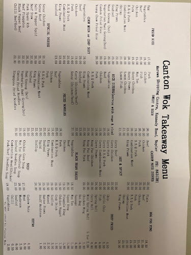 Opinii despre Canton Wok în Napier - Hospitality and gastronomy