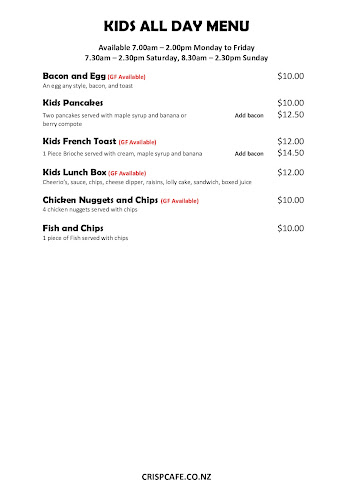 Opinii despre Crisp Cafe & Gifts în Christchurch - Hospitality and gastronomy