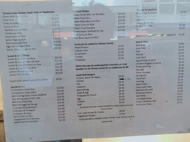 Opinii despre Great Wall Takeaways în Dunedin - Hospitality and gastronomy