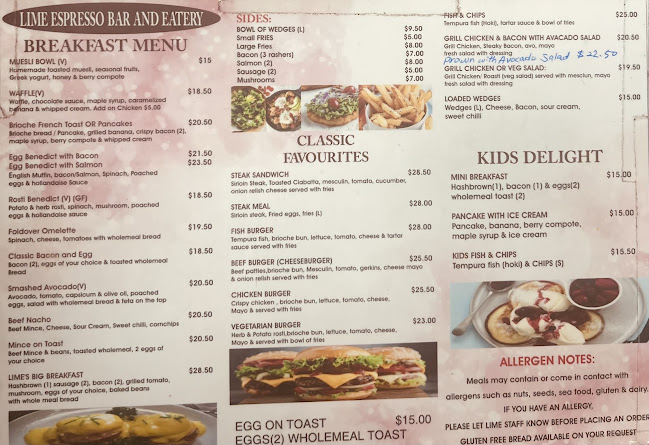 Comentarii opinii despre Lime Espresso Bar & Eatery
