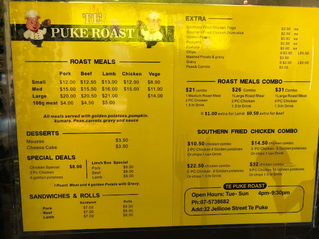 Comentarii opinii despre Te Puke Roast